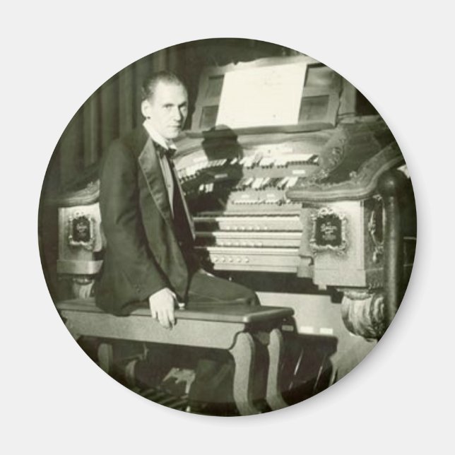 The Organ Player Magnet (Front)