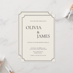 THE ORGANIC invitation suite by The Wedding Edit