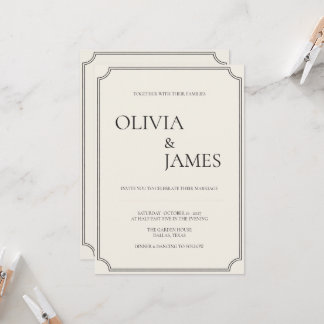 THE ORGANIC invitation suite by The Wedding Edit
