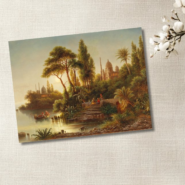 The Orient in the Evening Light – Albert Rieger Postcard (Creator Uploaded)