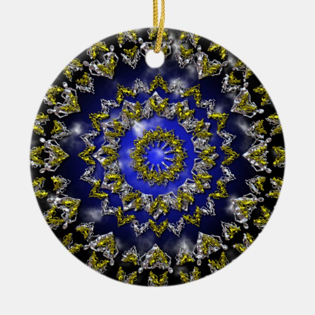 The Origin Gold and Silver With Plasma Ornament (Front)