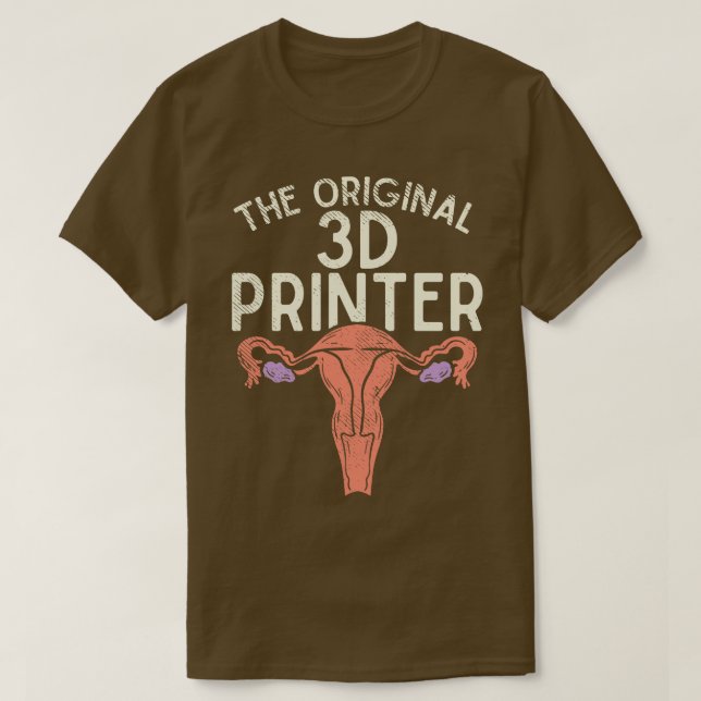 The Original 3D Printer T-Shirt (Design Front)