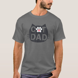 The Original Cat Dad Gift From The Cat, Cat Dad Gi T-Shirt