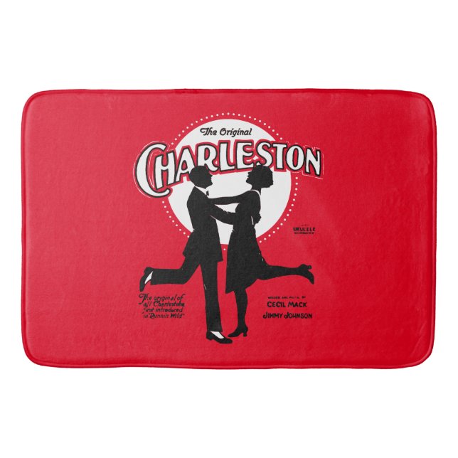 The Original Charleston Dance Sheet Music 1923 Bath Mat (Front)