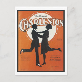 The Original Charleston Vintage Songbook Cover Postcard