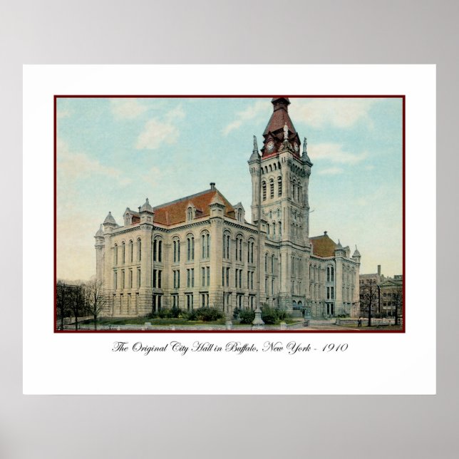 The Original City Hall in Buffalo Poster (Front)