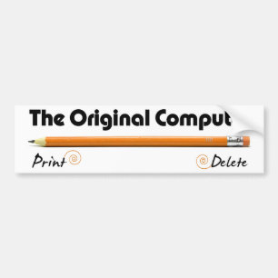 The Original Computer Bumper Sticker