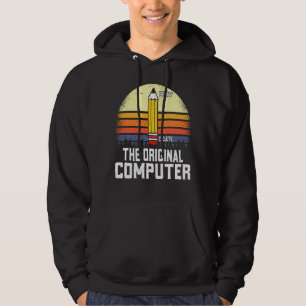 The Original Computer Pencil Geek Nerd Hoodie