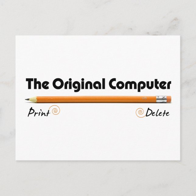The Original Computer Postcard (Front)