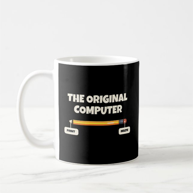 The Original Computer Programmer Pencil Coffee Mug (Left)