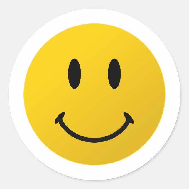 The Original Face Classic Round Sticker (Front)