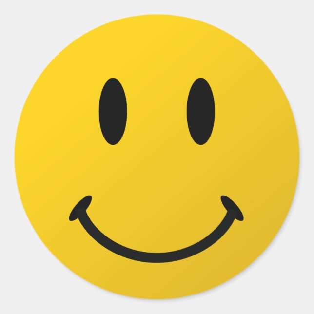 The Original Face Classic Round Sticker (Front)