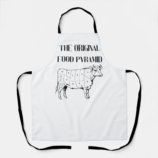 The Original Food Pyramid Apron (Front)