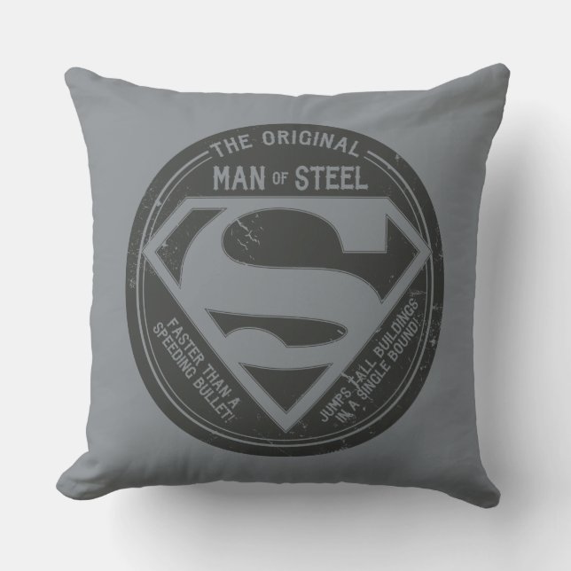 The Original Man of Steel Cushion (Front)