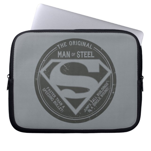 The Original Man of Steel Laptop Sleeve (Front)