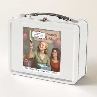 The original shower scene from Psycho. Metal Lunch Box
