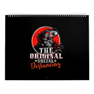 The Original Social Distancing | Cute Welder Gift Calendar