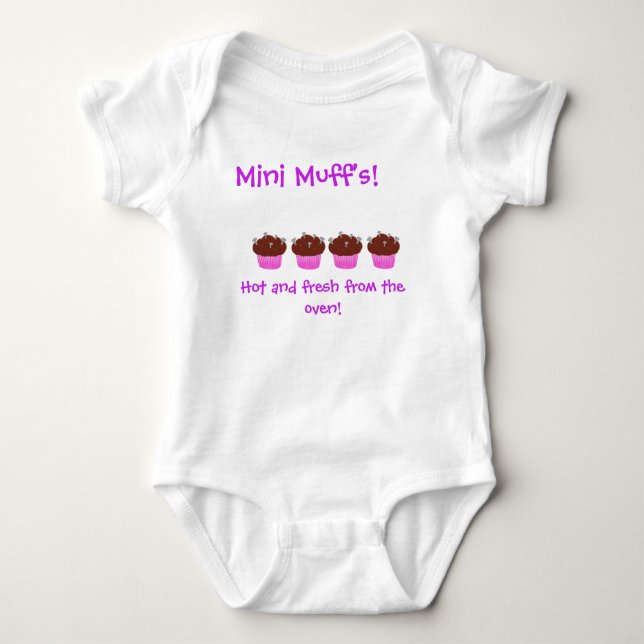 THE ORIGINAL Stud Muffin- baby undies Bodysuit (Front)