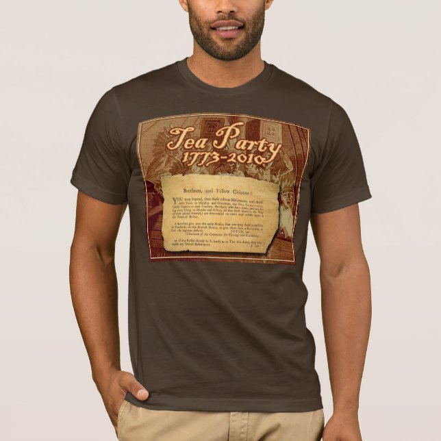 The Original Tea Party Invitation! T-Shirt (Front)