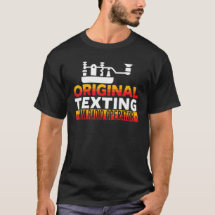 The Original Texting Ham Radio Operator Morse Code T-Shirt
