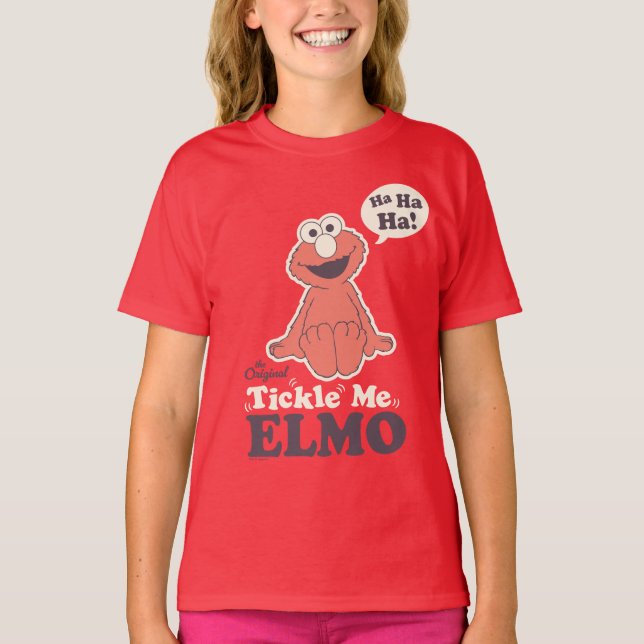 The Original Tickle Me Elmo T-Shirt (Front)