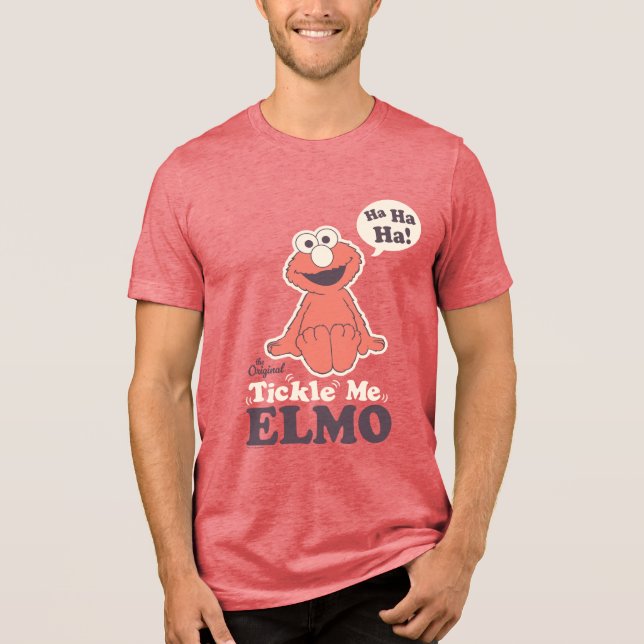 The Original Tickle Me Elmo Tri-Blend Shirt (Front)