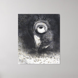 The Origins drawing by Odilon Redon Canvas Print