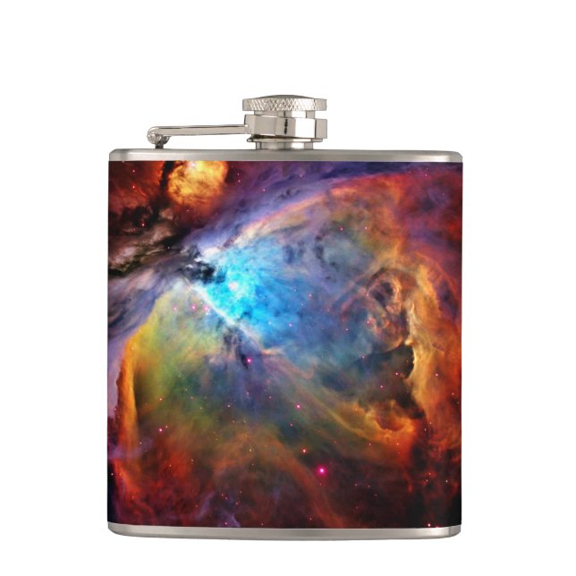 The Orion Nebula Hip Flask (Front)