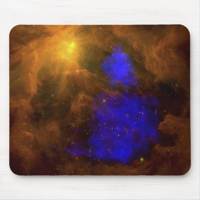 The Orion nebula in the infrared Mouse Pad (Front)