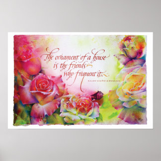 "The Ornament of a House..." Poster