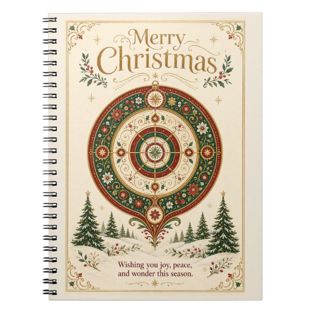 The Ornament of Winter Wonder Notebook (Front)
