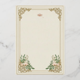 The Ornamental Flourish Wedding Invitation