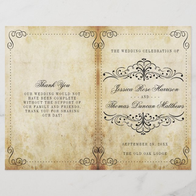 The Ornate Flourish Vintage Wedding Collection (Front)