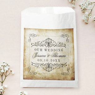 The Ornate Flourish Vintage Wedding Collection Favour Bags