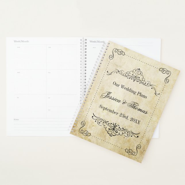 The Ornate Flourish Vintage Wedding Collection Planner (Display)