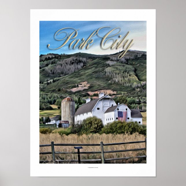 The Osguthorpe Barn by Leslie Harlow Poster (Front)