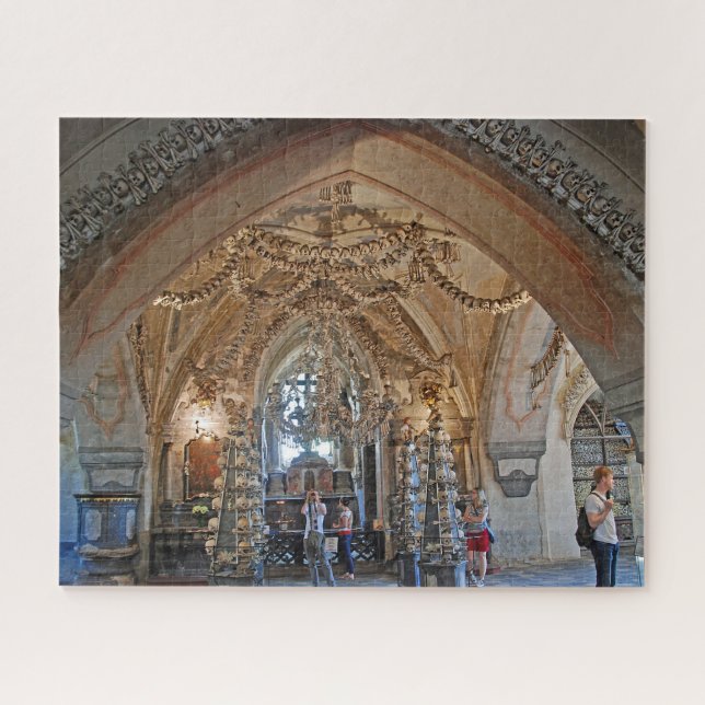 The ossuary in Sedlec or the Church of All Saints. Jigsaw Puzzle (Horizontal)