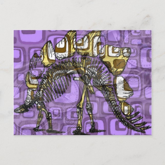 "The other purple dinosaur" Postcard (Front)