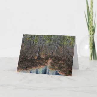 "The Other Side" Digitally Edited Forest and Pond Card