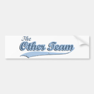 THE OTHER TEAM BLUE -.png Bumper Sticker