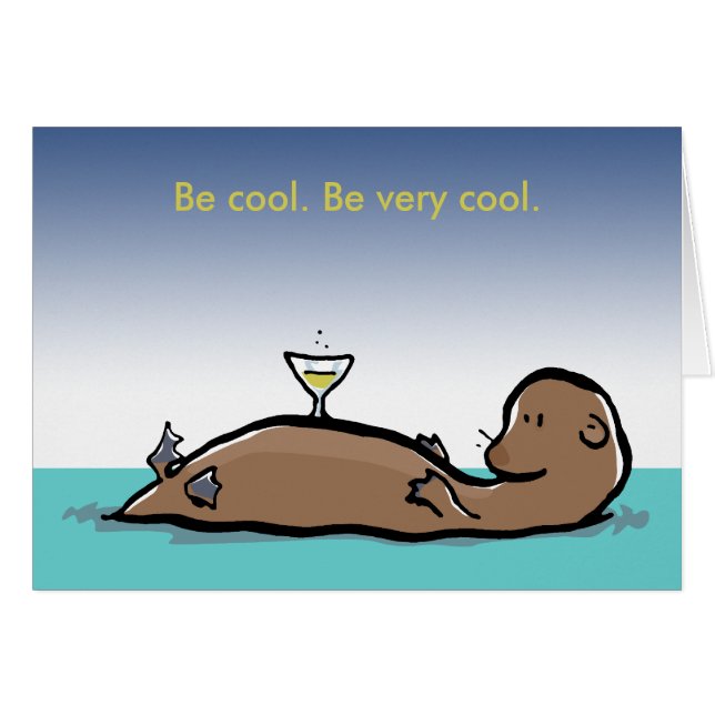 the otter (text editable) (Front Horizontal)