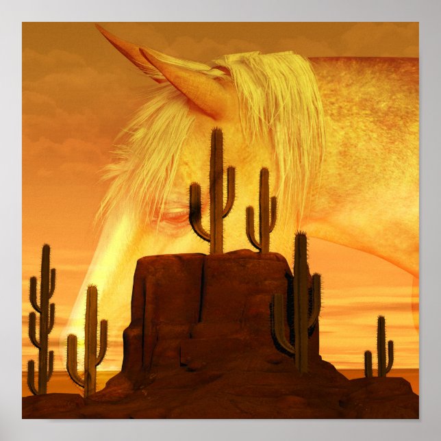 The Outback Desert Scene Poster (Front)