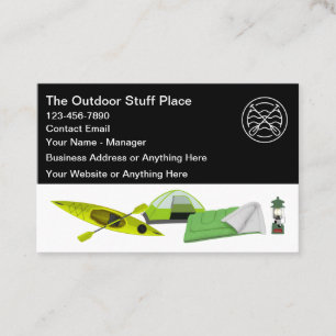 The Outdoor Supply Camping Store Business Card