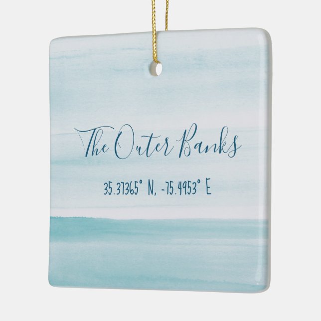 The Outer Banks Personalised Ornament (Left)