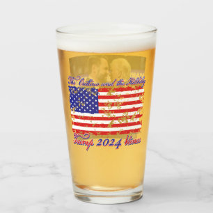 The Outlaw and The Hillbilly Trump 2024 Glass