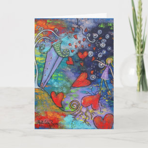 The Outpouring Of Love Valentine's Day Card