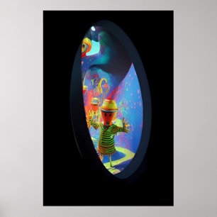 The Outsiders Ken Gauge Surrealist Poster