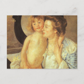 The Oval Mirror, Mary Cassatt Postcard