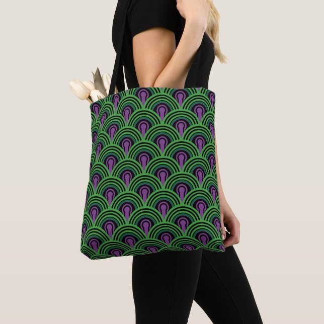 The Overlook hotel Pattern Tote Bag (Close Up)