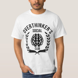 The Overthinker's Social Club T-shirt Design